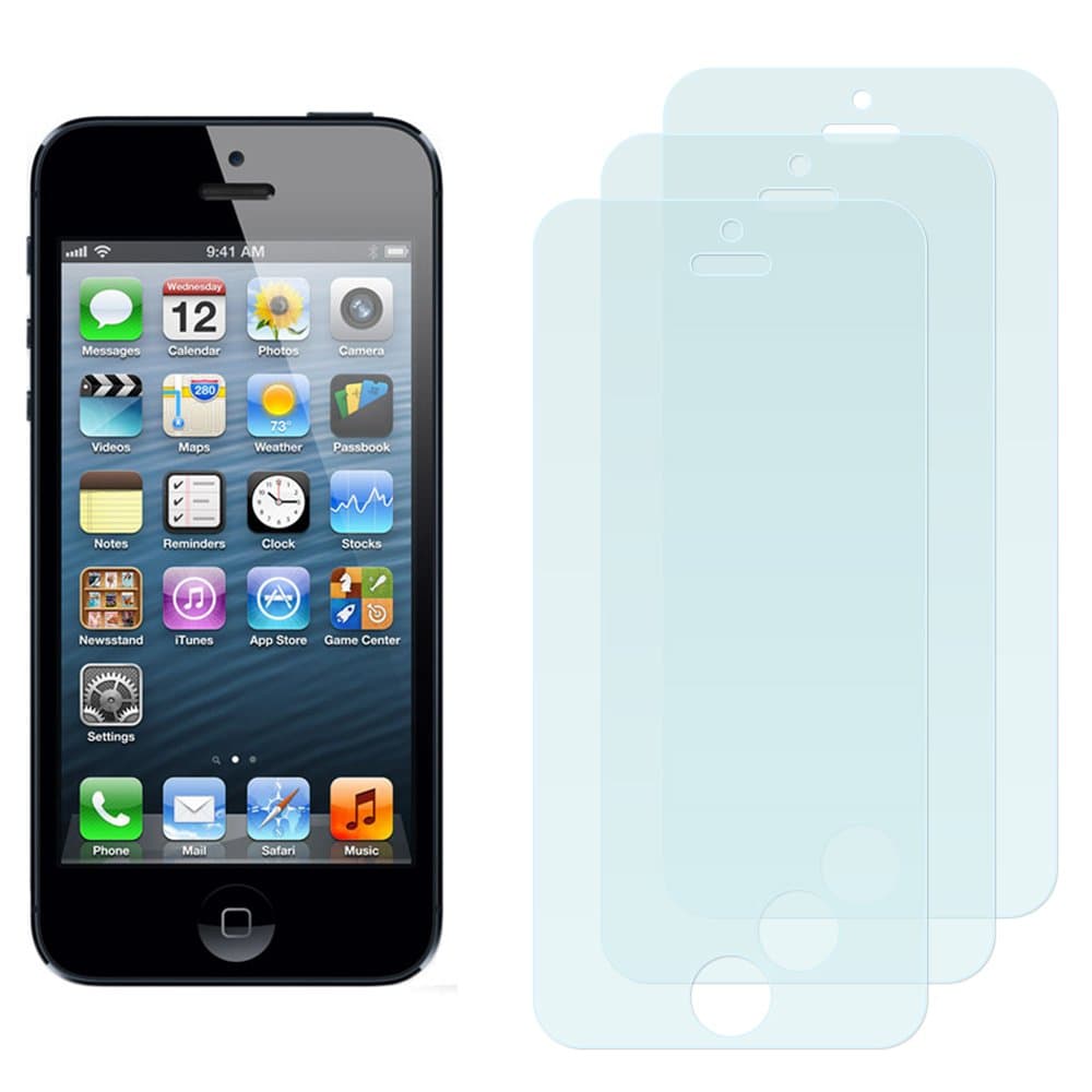 3 x Filmex Screen Protectors for Apple iPhone SE / 5 / 5S - Anti Glare (Matte), Premium Quality Japan PET material, Installation Kit, Lifetime Warranty