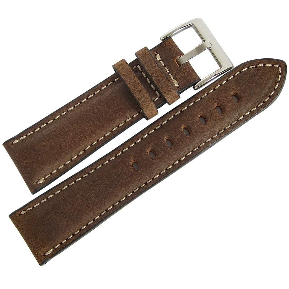 Casablanca 20mm Brown Leather Watch Strap