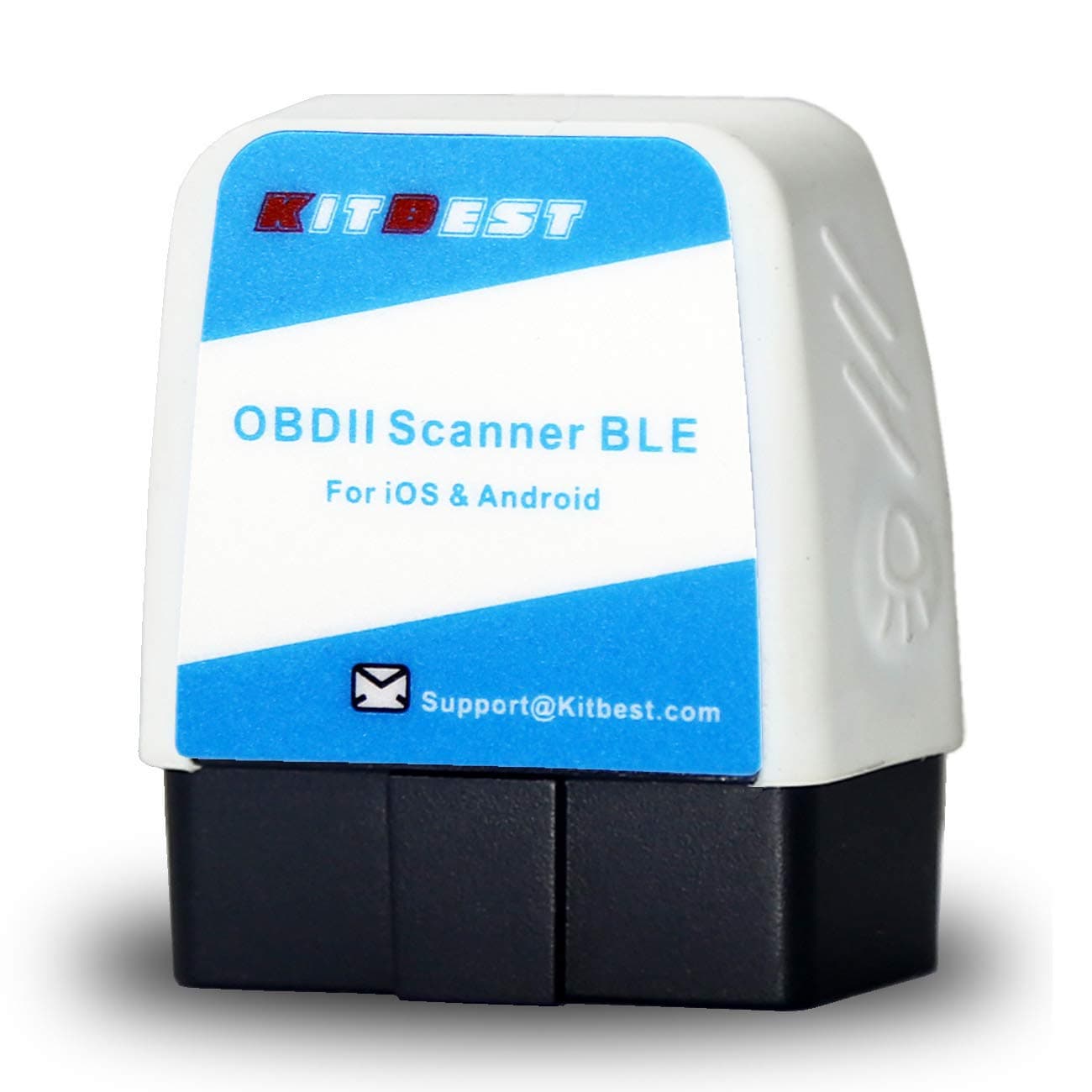 OBD2 Scanner, Bluetooth OBD Scan Tool for iOS (for iPhone iPad) & Android Devices, Bluetooth 4.0 OBDII Car Diagnostic Check Engine Light Code Reader. Compatible with Torque Pro Lite, OBD Fusion App