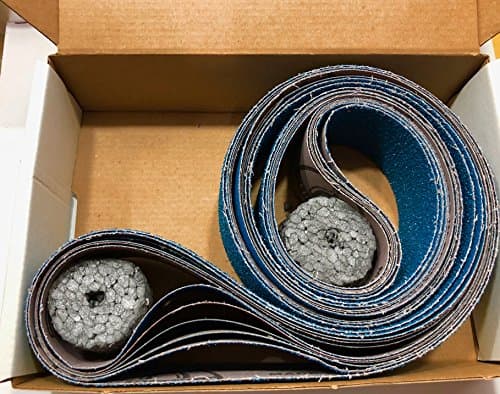 2x72 Knife Makers Grit Sanding Belts, 6 Pack Assortment