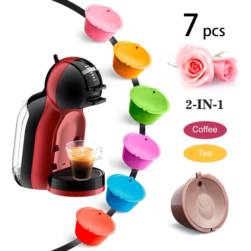 Refillable Dolce Gusto Coffee Capsule Refilling More Than100 Times Compatible for Reusable Dolce Gusto Coffee Capsule (1pcs)