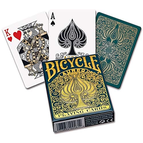 TavoloverdePlaying cards Bicycle - Aureo