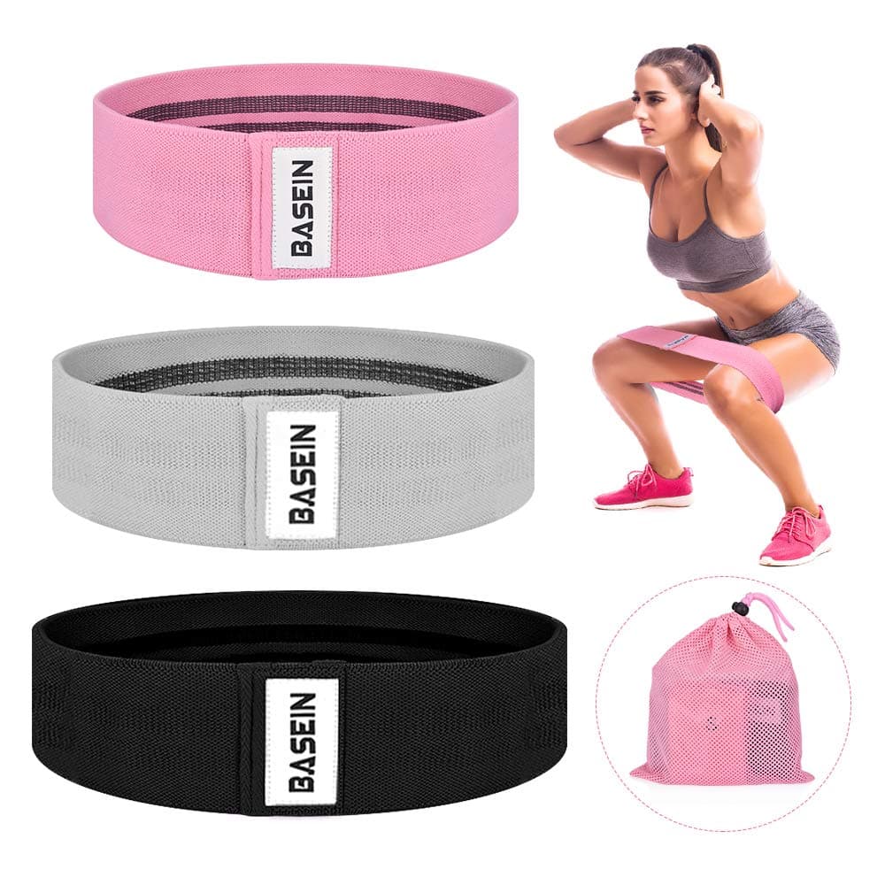 Resistance Bands for Legs and Butt, Exercise Bands Set Booty Bands Hip Bands Wide Workout Bands Sports Fitness Bands Resistance Loops Band Anti Slip Elastic (Set 3)