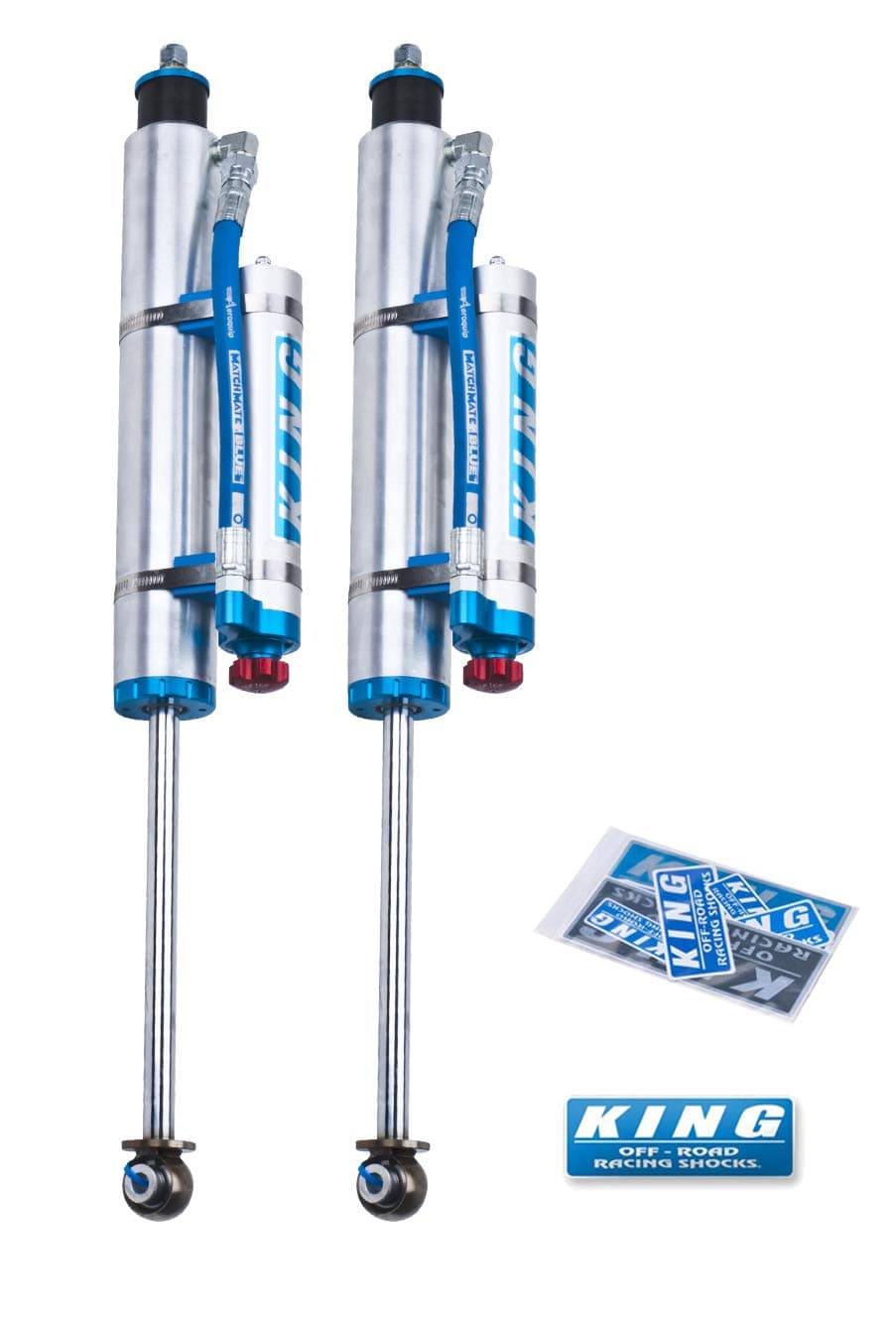 King Shocks 2.5 Perf Adj PB Shocks F Pair for 07-18 Wrangler 4WD RWD 25001-284A
