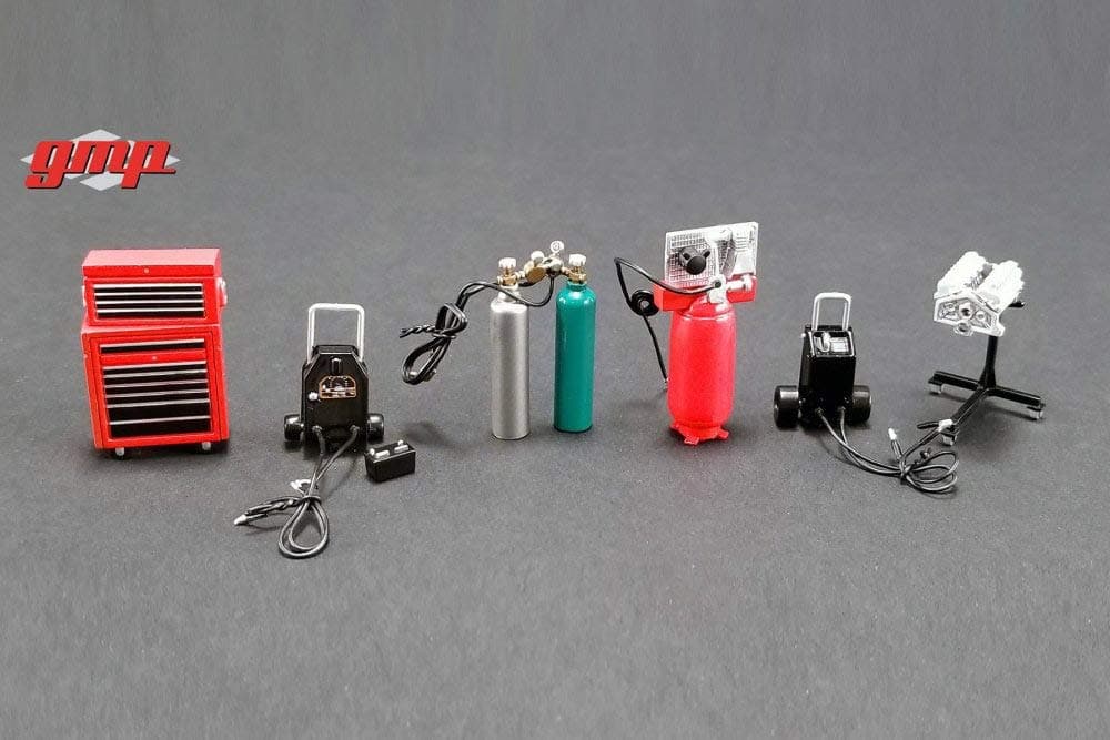 GMP Shop Tool Set #1, Red 14307 - 1/43 Scale Diecast Model Toy Car