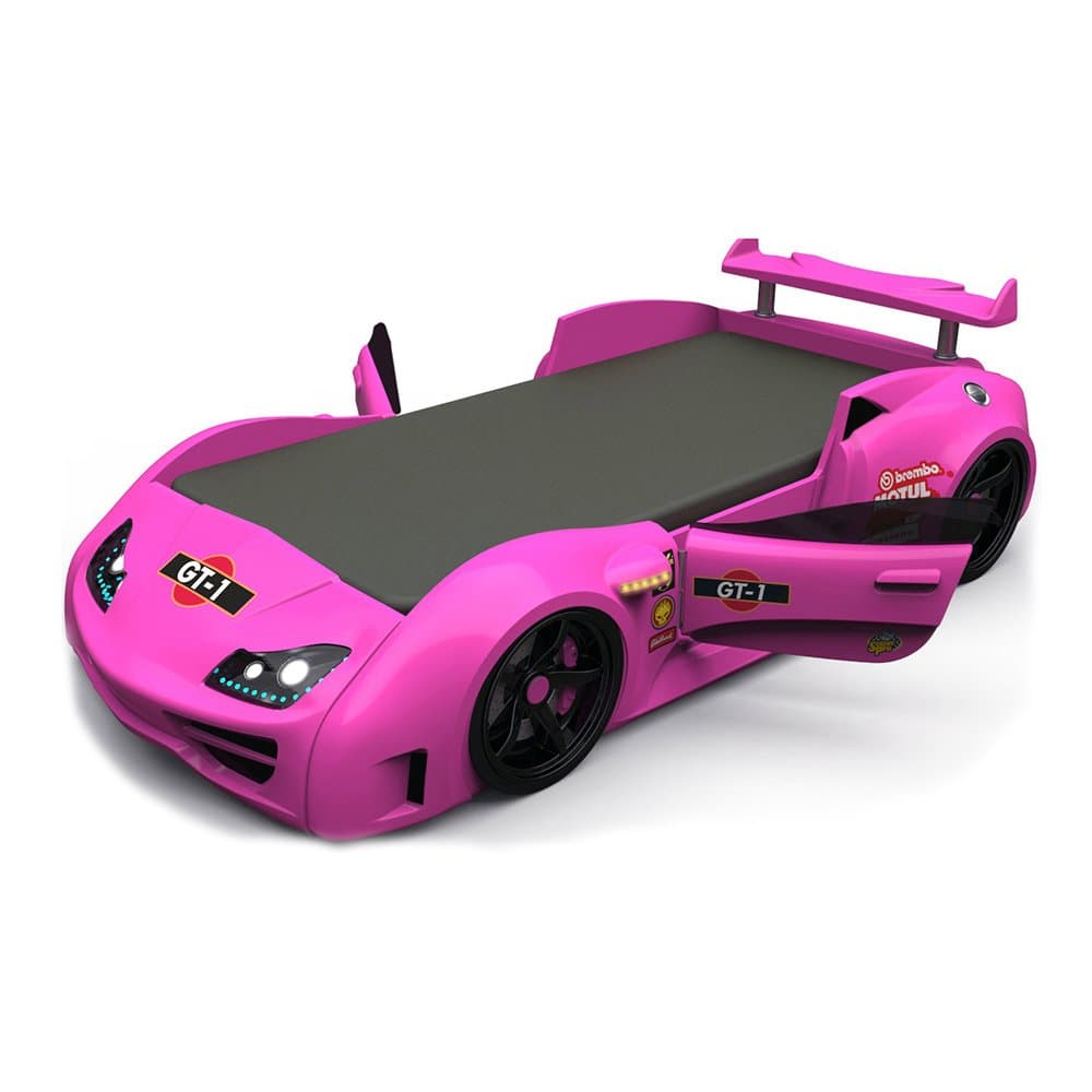 GT-1 Pink Car bed opening doors