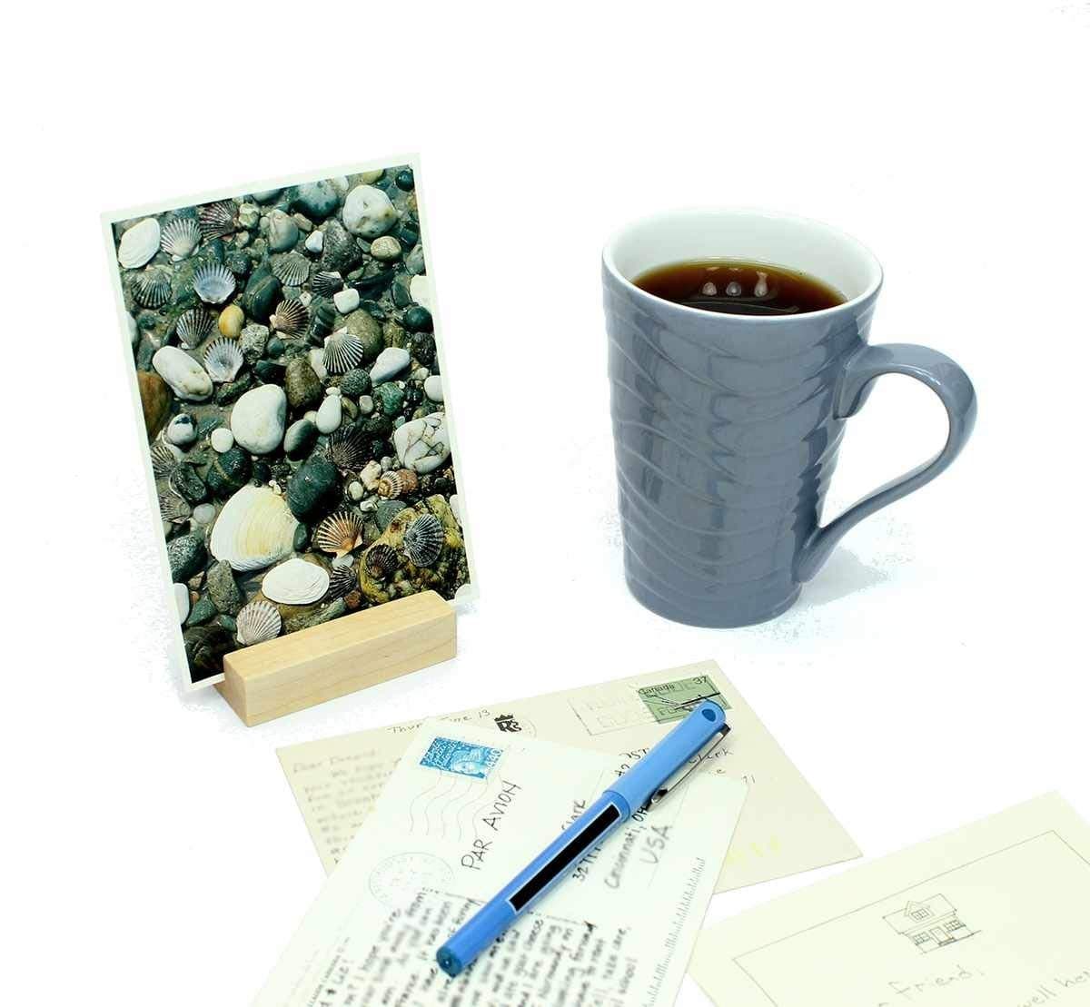 Wood Block Photo Holder