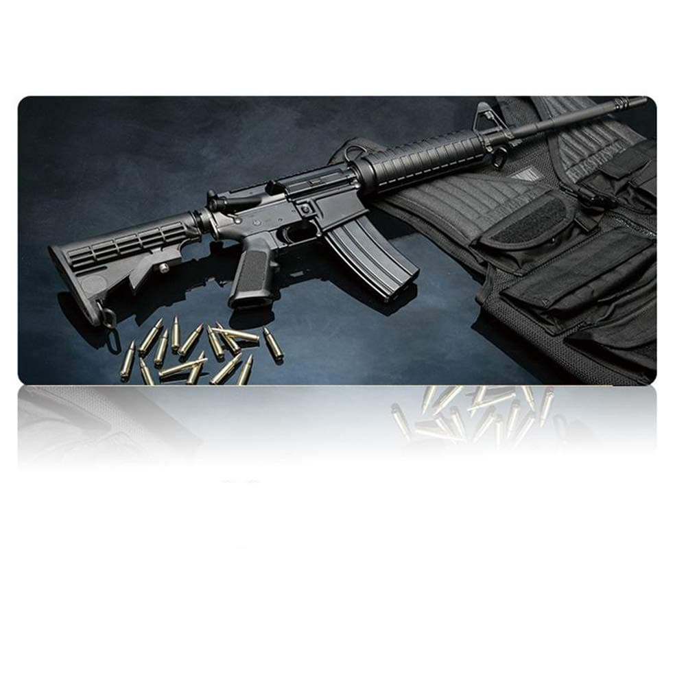 Gun Cleaning Mat Large Mousepad Gaming Extended Mouse Pad Speed Gaming M4A1 Rifle Mouse Mat Non-Slip Solvent Resistant pad