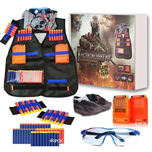 Tactical Nerf Vest Kit for Nerf Guns N-Strike Elite Series LEVENUSTAR