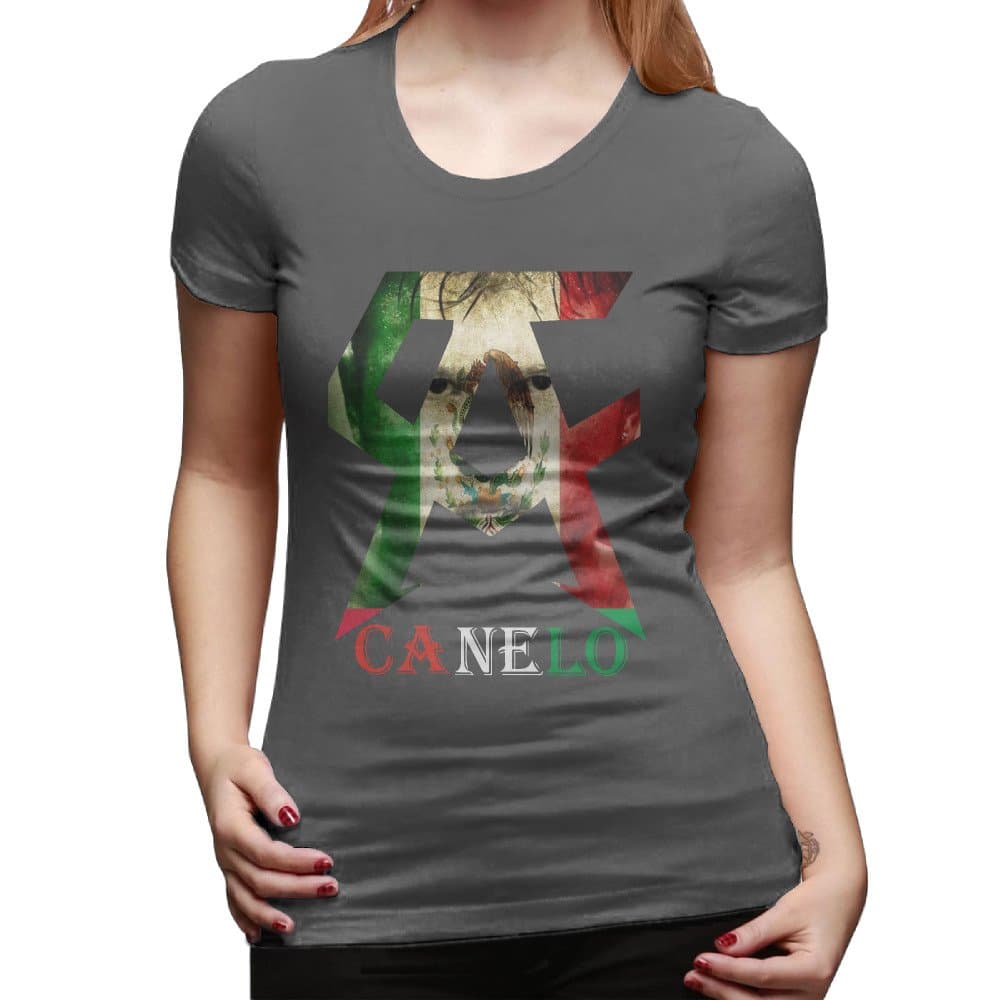 ZONEM Women's Canelo Alvarez Logo T-Shirts
