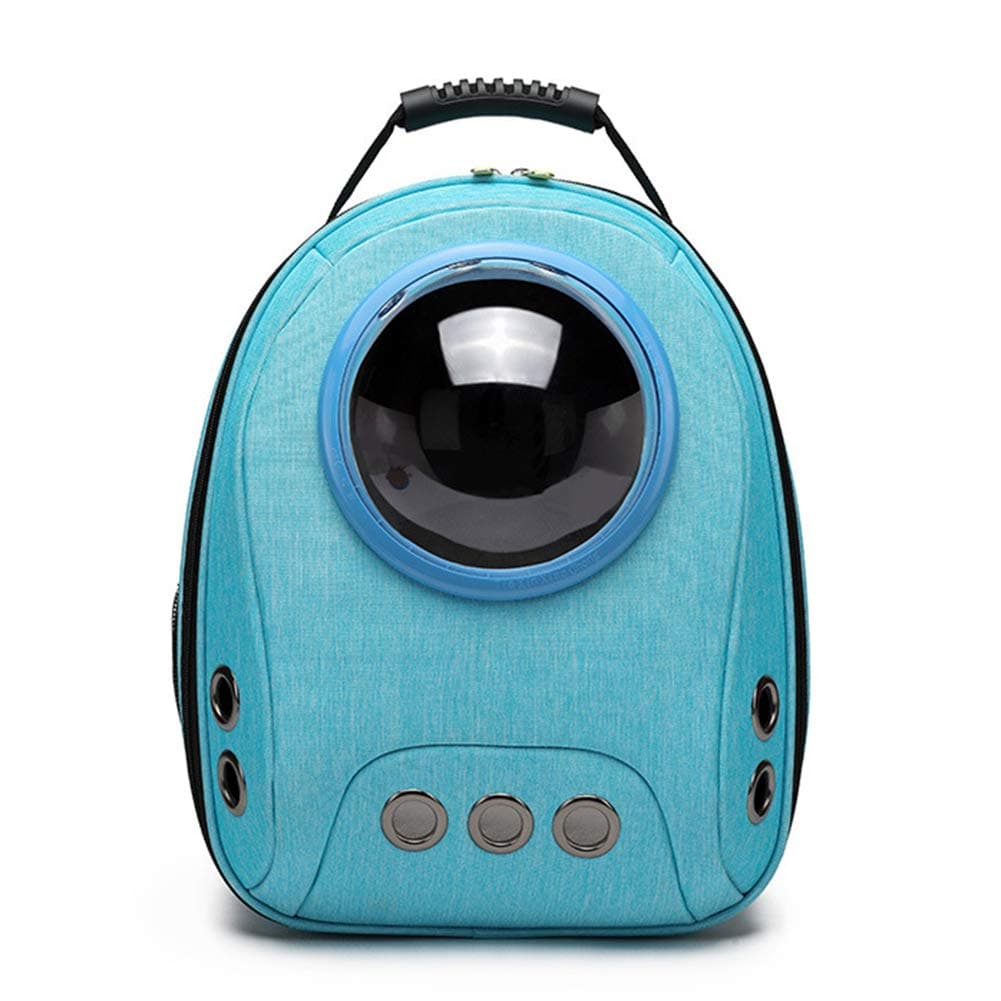 Woolala Portable Canvas Space Capsule Bubble Pet Dog Carrier Backpack,Travel Outdoor Pet Puppy Cat Bag