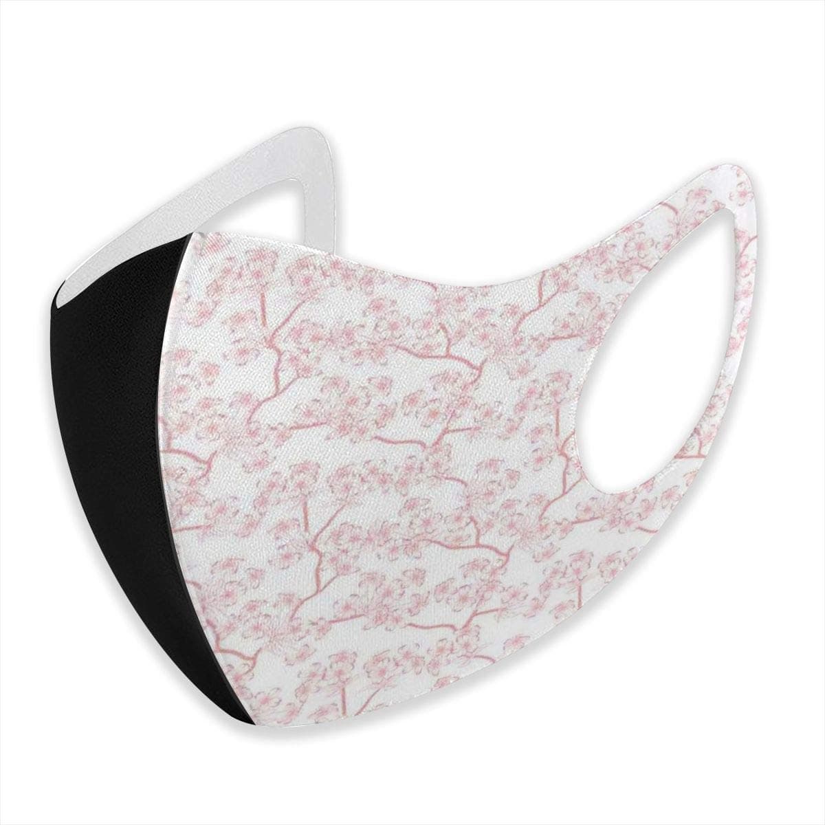 Dust mask Pattern With Soft Spring Branches Flourishing Flowers And Leaves Feminine Print mouth masks unisex face masks S