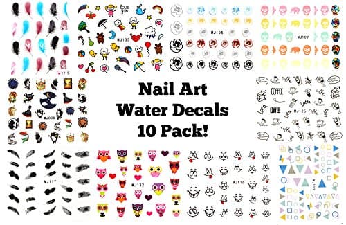 Buddha Bath 10 Pack of Premium Nail Stickers