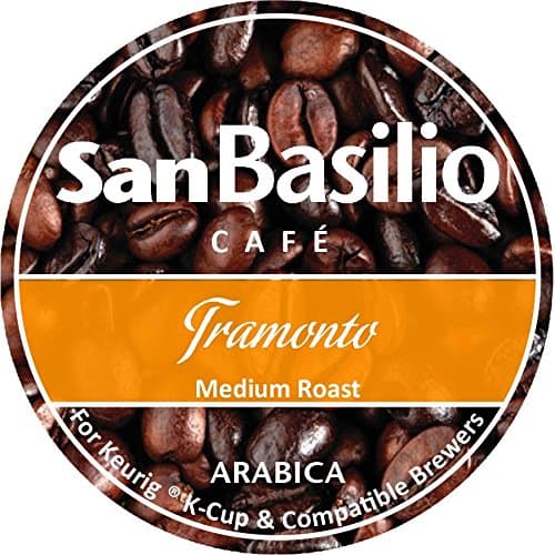 K cups Coffee by San Basilio Office Service Bulk Pack(120 count) Tramonto Medium Roast