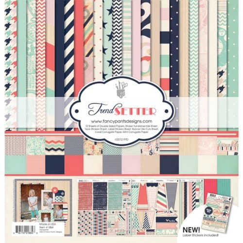 Fancy Pants Designs 1884 Trendsetter Collection Scrapbooking Kit