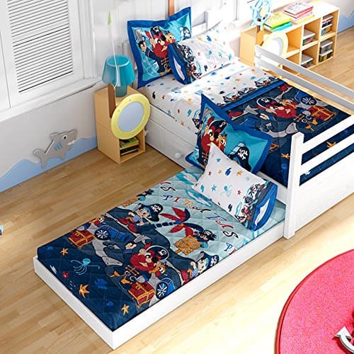 Pirates Bunk Bed and Sheet Set 5Pc with Matching Curtains
