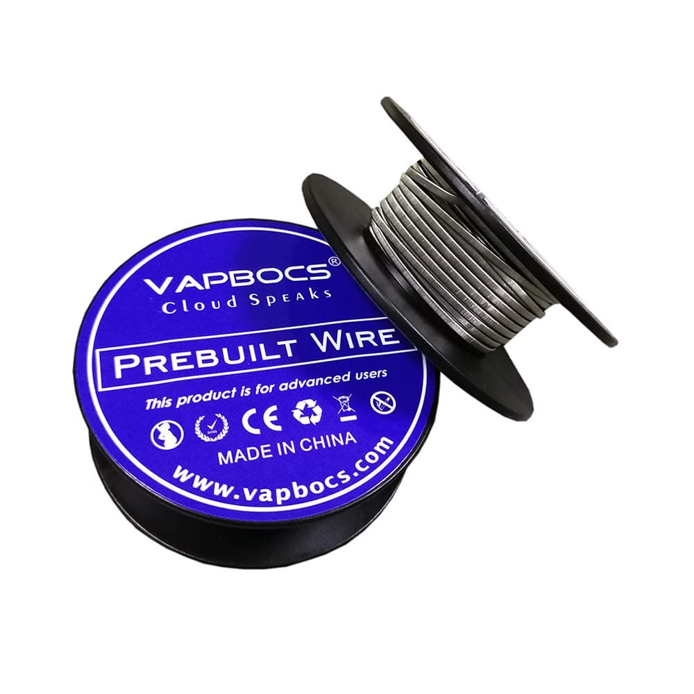10feet Kanthal A1 DIY Heating Coil Wire Pre Made Coils Clapton Wire for RBA/RDA/RTA Tank Rebuildable Atomizers 26GA*2+36GA(ZA21)