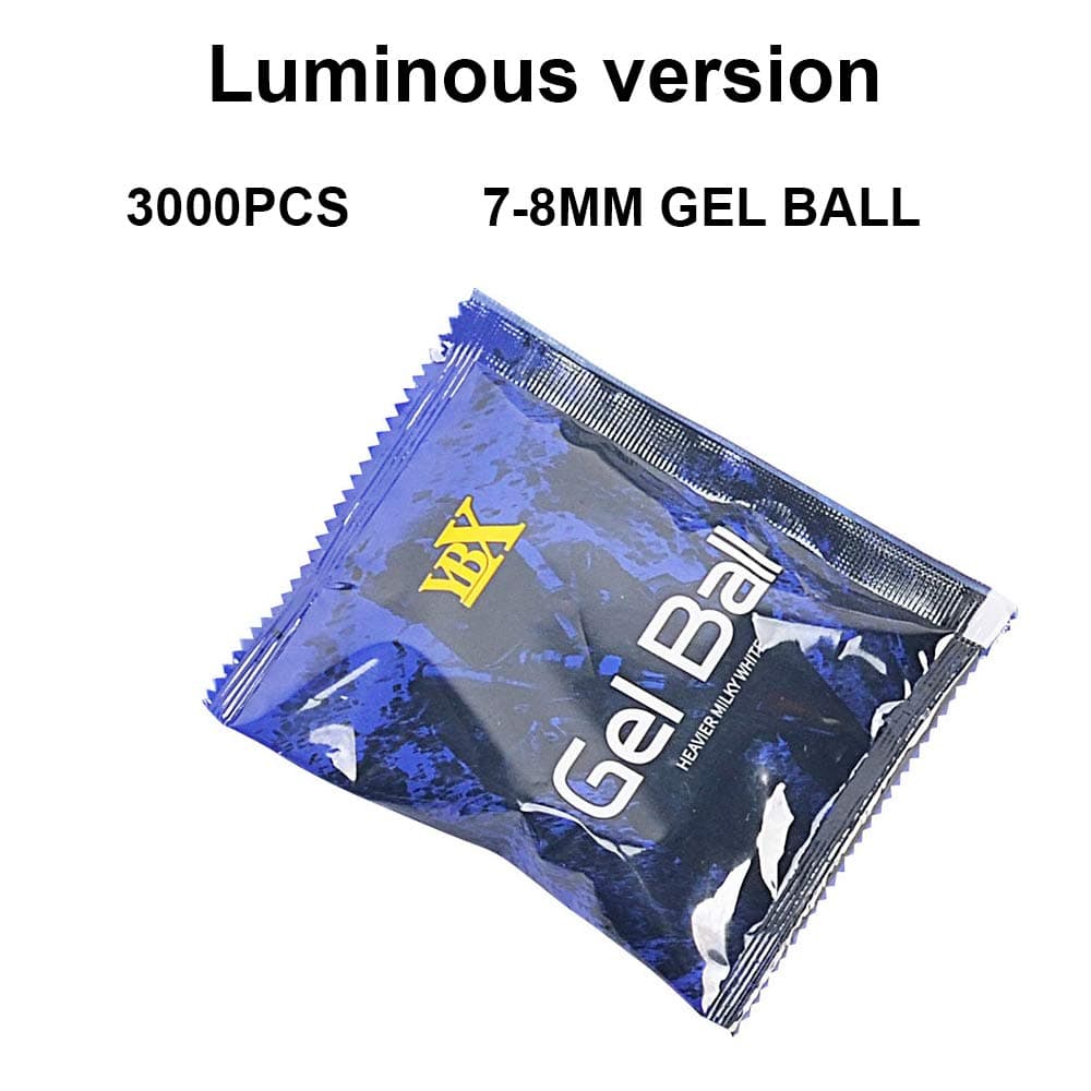 GELRIZTY 3000PCS GEL BALL (Luminous version) - Clear Trajectory at Night