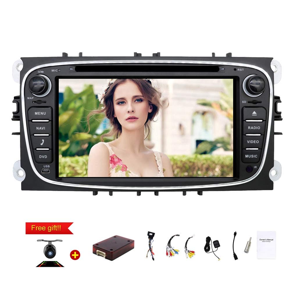 Navigation Seller - 1024x600 Quad Core 2din Android 6.0 Car DVD for Ford Mondeo C-max S max with English Wifi 3G GPS Bluetooth Radio touch screen wifi 3G