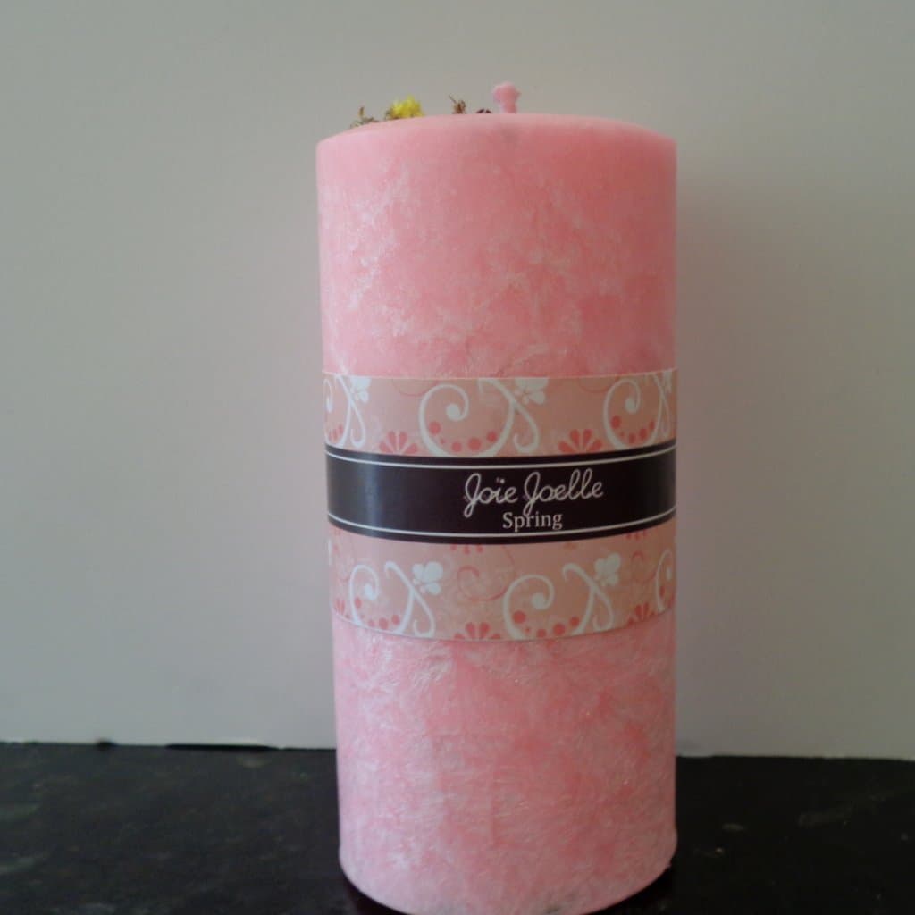 Spring Spell Ritual Pillar Candle 3x6, Altar Candle, dressed candle, herbal spiritual candle, goddess candle,