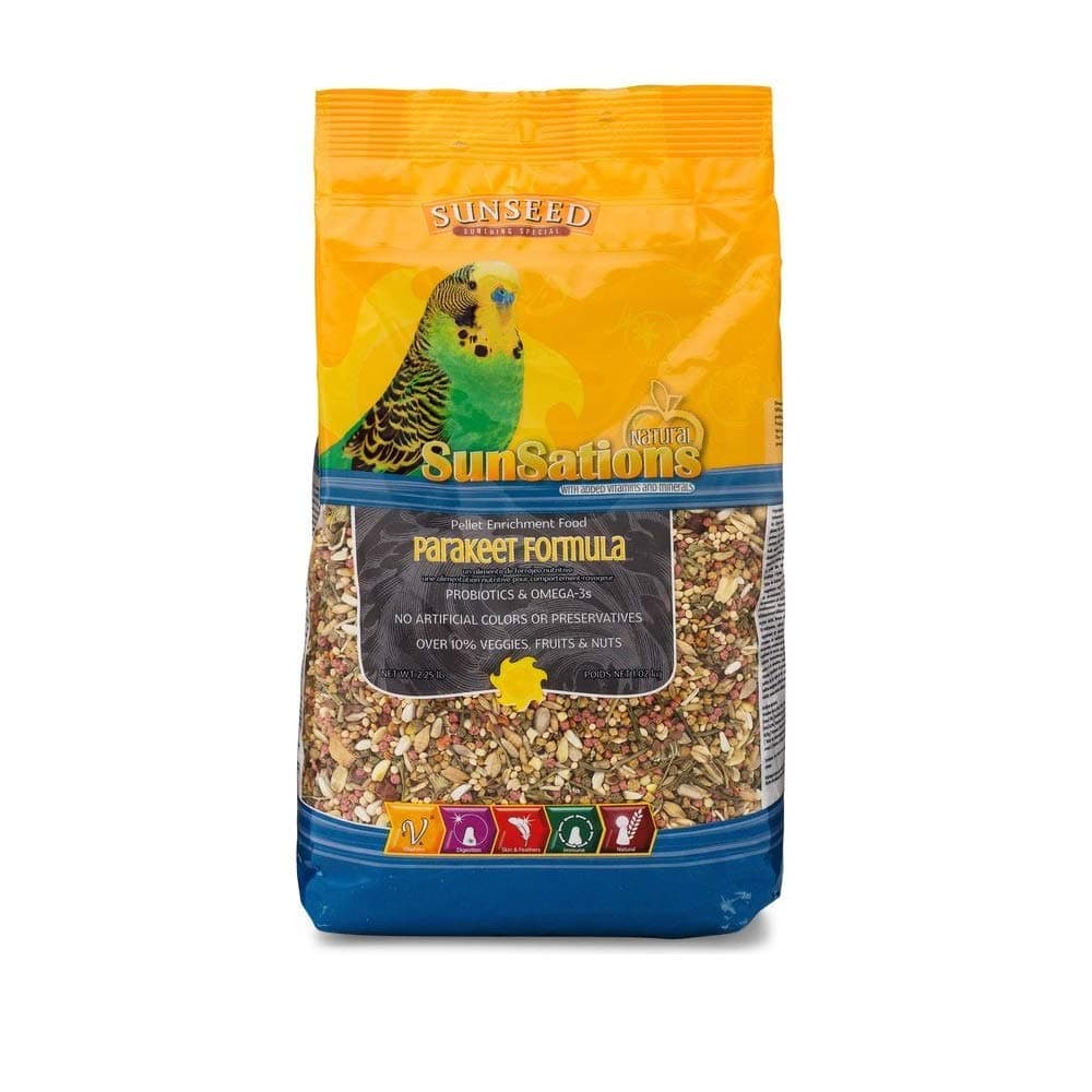 Sunseed SunSations Natural Parakeet Formula, 2.25 Pound Bag