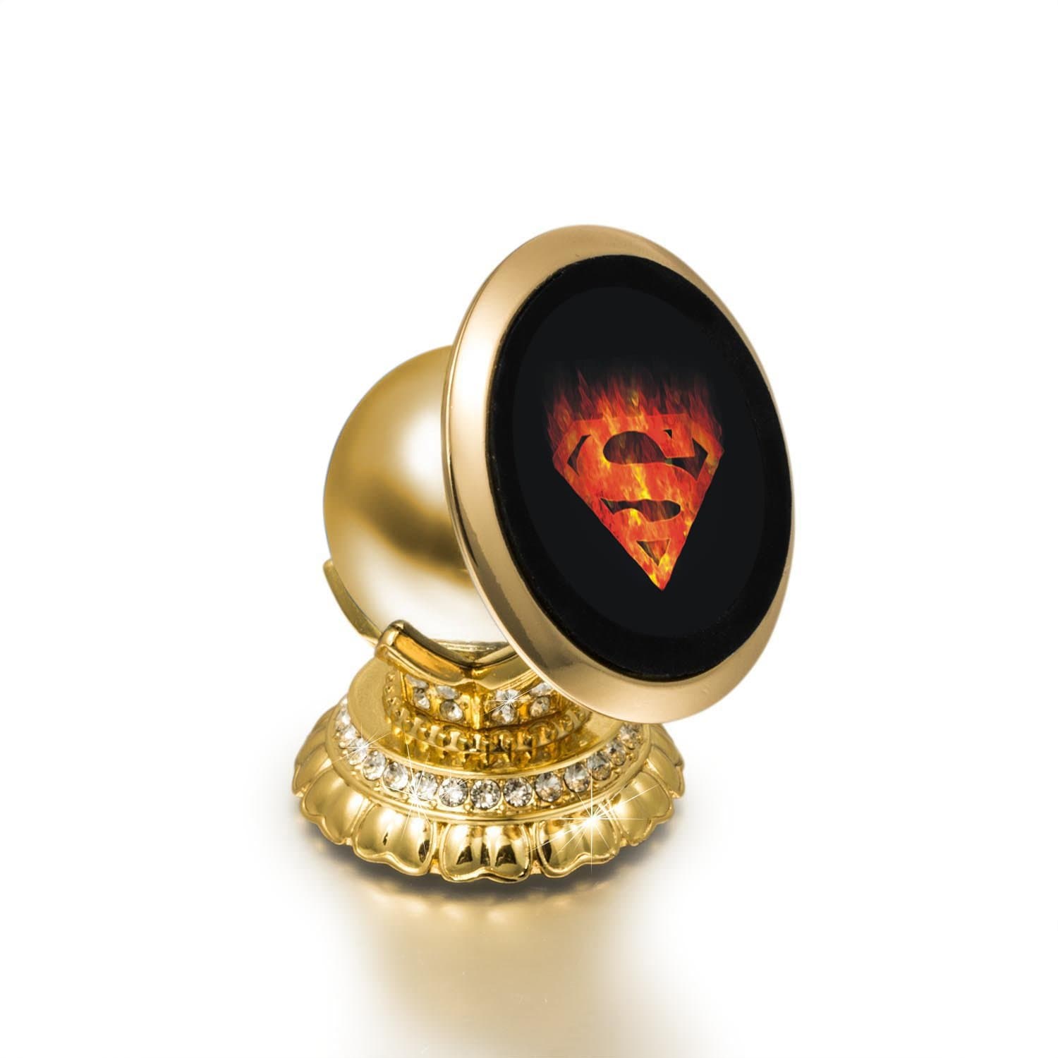 Car Mount Ertch® Premium 360 Degree Rotatable Magnetic Cellphone Mount for Car (Superman)