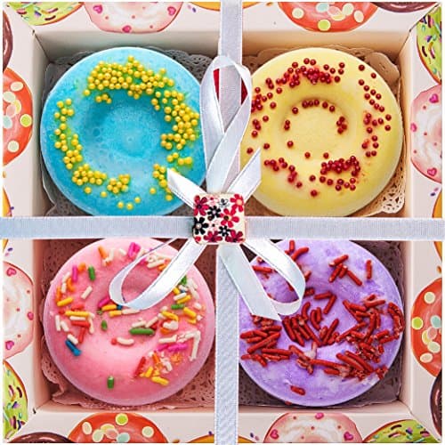 Bath Bombs by HeaBea Body Make a Relaxing Bath/Perfect gifts for women Lush Bath bomb Fuzzy gift set essentials Beauty Spa Bubble bath salts