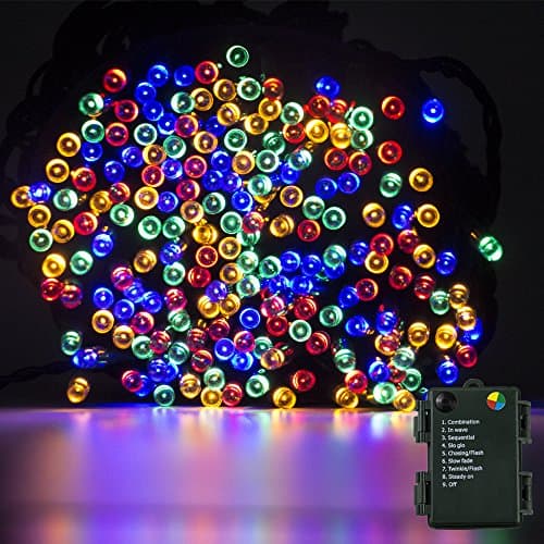 String Lights Battery Operated,200 LED 20M/66FT Fairy Lights,8 Lighting Modes IP44 Waterproof Decorative Lights for Garden,Wedding,Xmas Party