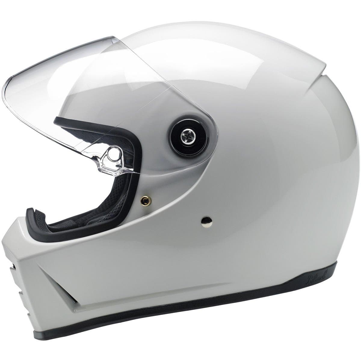 Biltwell Lane Splitter Helmet - Gloss White - Medium - MED