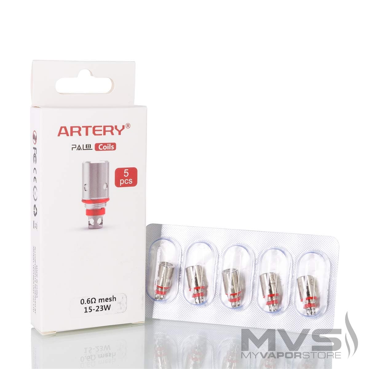Authentic Artery Pal 2 Kit Coils - 0.6 ohm Mesh coils - (5pcs) - NO Nicotine