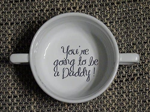 Soup Bowl 3, 1 pcs, You're Going to be a Daddy, Pregnancy Announcement, Pregnancy Reveal, Bottom, Hidden Message, Secret…