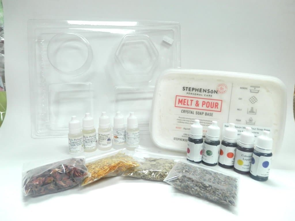Melt and Pour Soap Base Making Kit Goat Milk Soap Base with Natural Fragrant Oils