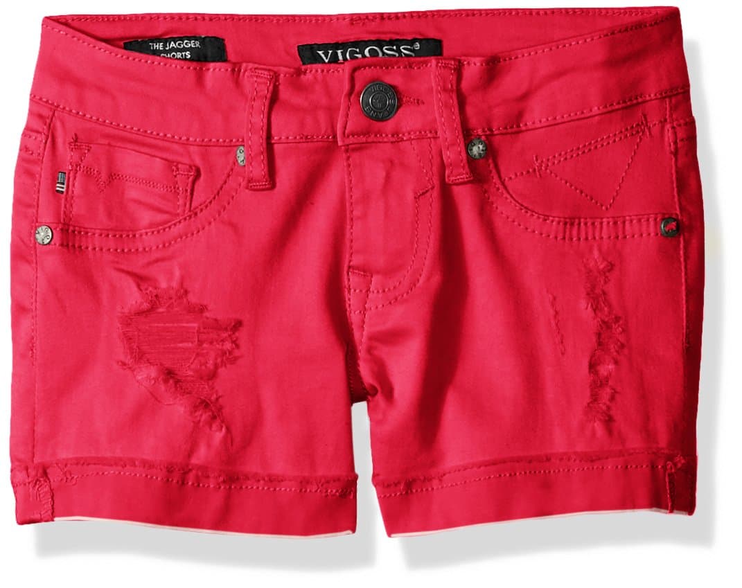 VIGOSS Girls' 5 Pkt Hyper Stretch Short