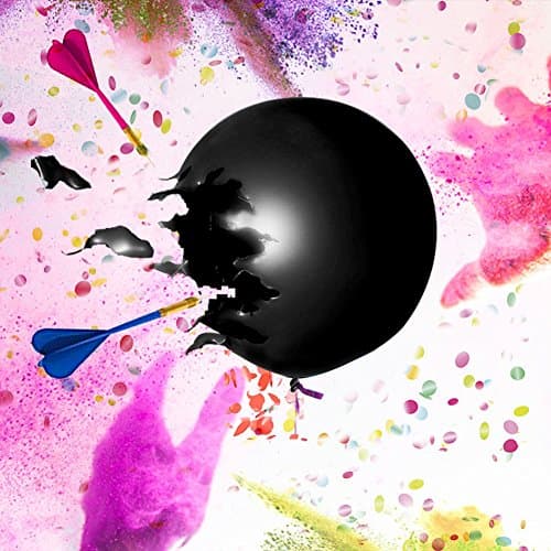 TOLTOL Gender Reveal Balloons Set, 36'' Exploding Balloons Confetti Balloons Powder Balloons Come With Pink&Blue Powder Confetti Darts for Baby Shower Parties Festivals