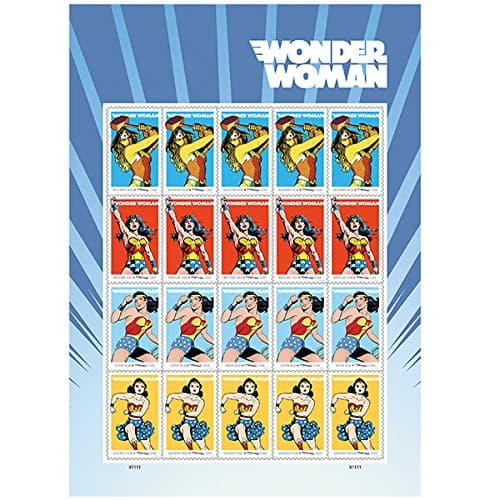 USPS Forever Stamps: Wonder Woman (5 Sheets)