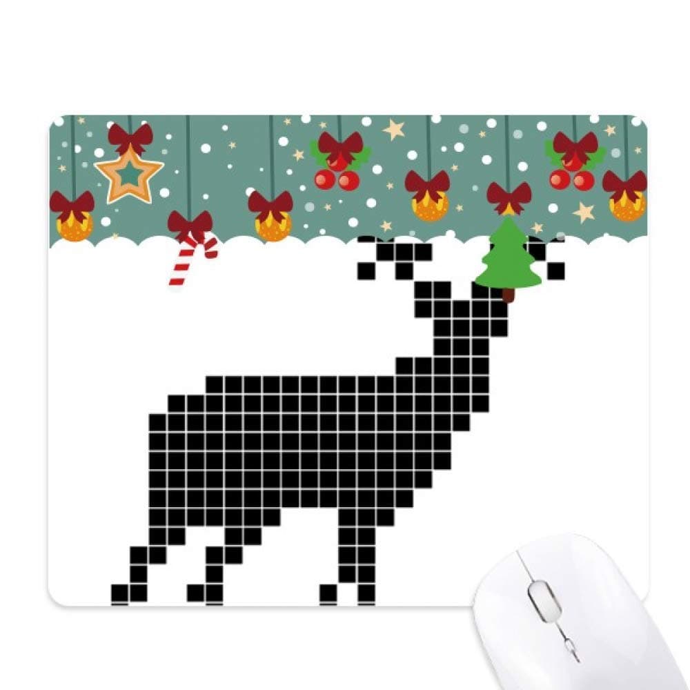 Rubik Cube Deer Mouse Pad Game Office Mat Christmas Rubber Pad