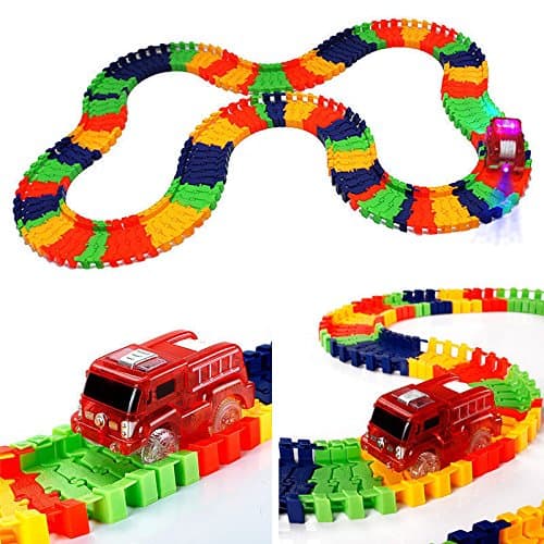 Magic Tracks Amazing Racetrack that Can Bend Flex Glow 11Ft Car