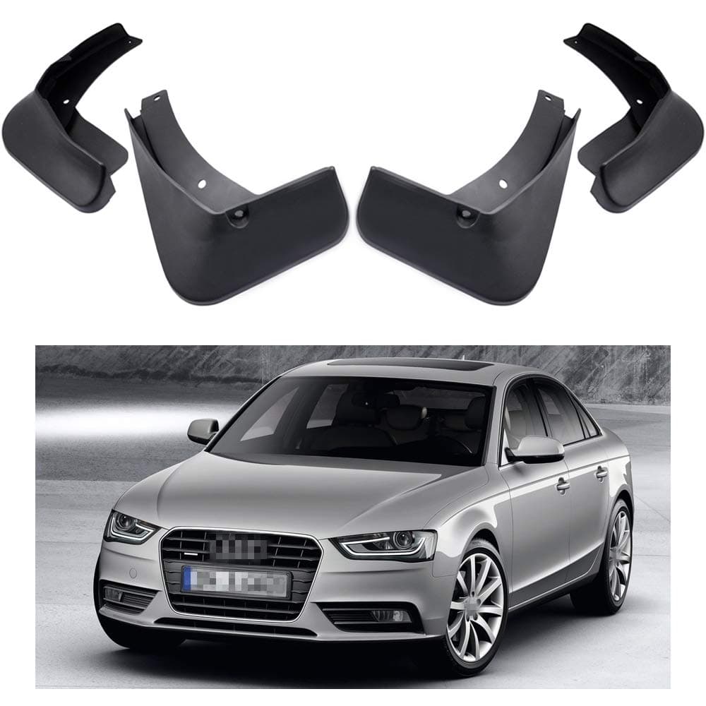 MOERTIFEI Car Mudguard Fender Mud Flaps Splash Guards Compatible with Audi A4 Sedan 2009-2015 10 11 12 13 14