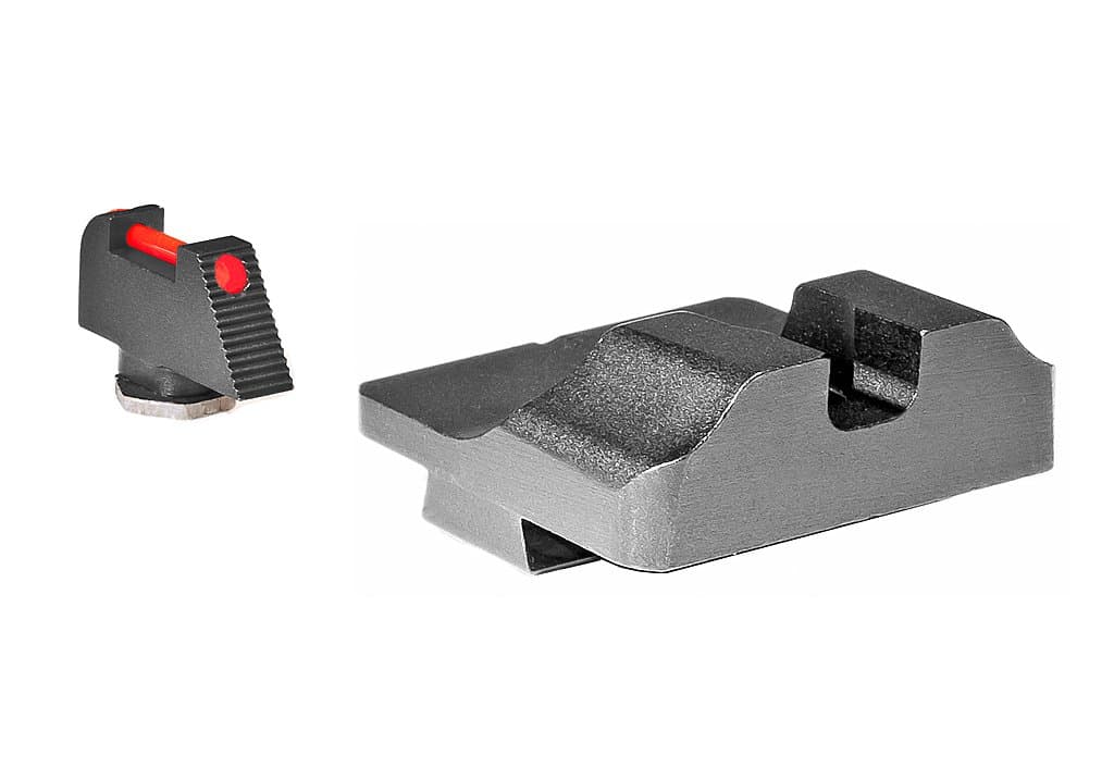 Warren Tactical - for Glock Plain Rear & Fiber Optic Front .215 Tall