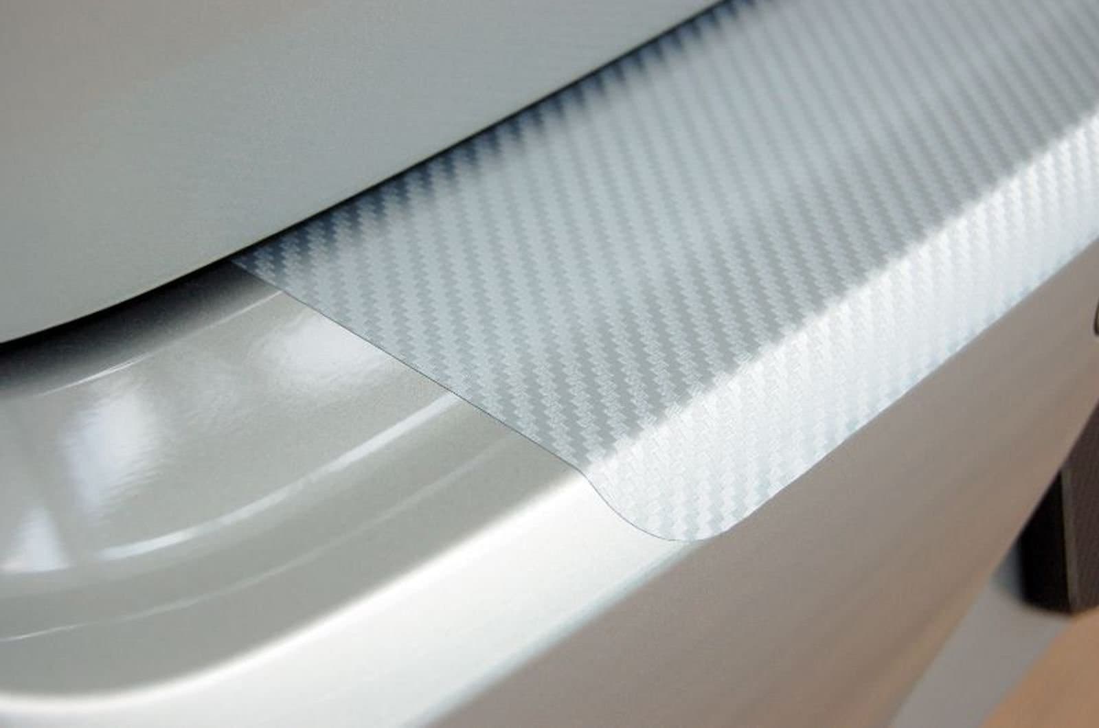 snudertech Rear Bumper Protector - Carbon-Style-Foil - SILVER