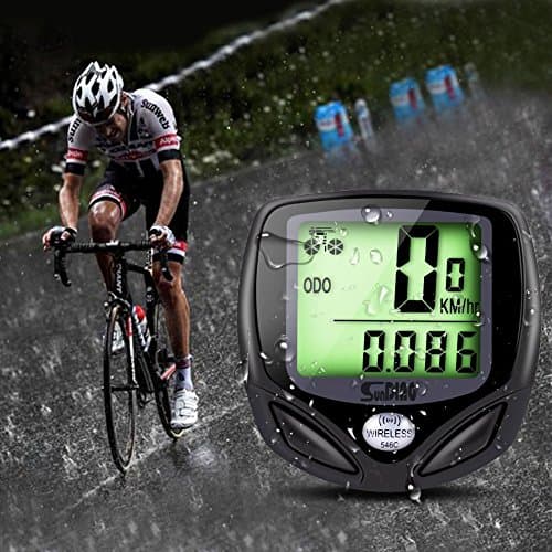YOHOOLYO Bike Computer Odometers Bicycle Speedometer Wireless Waterproof Multi Function With Backlight
