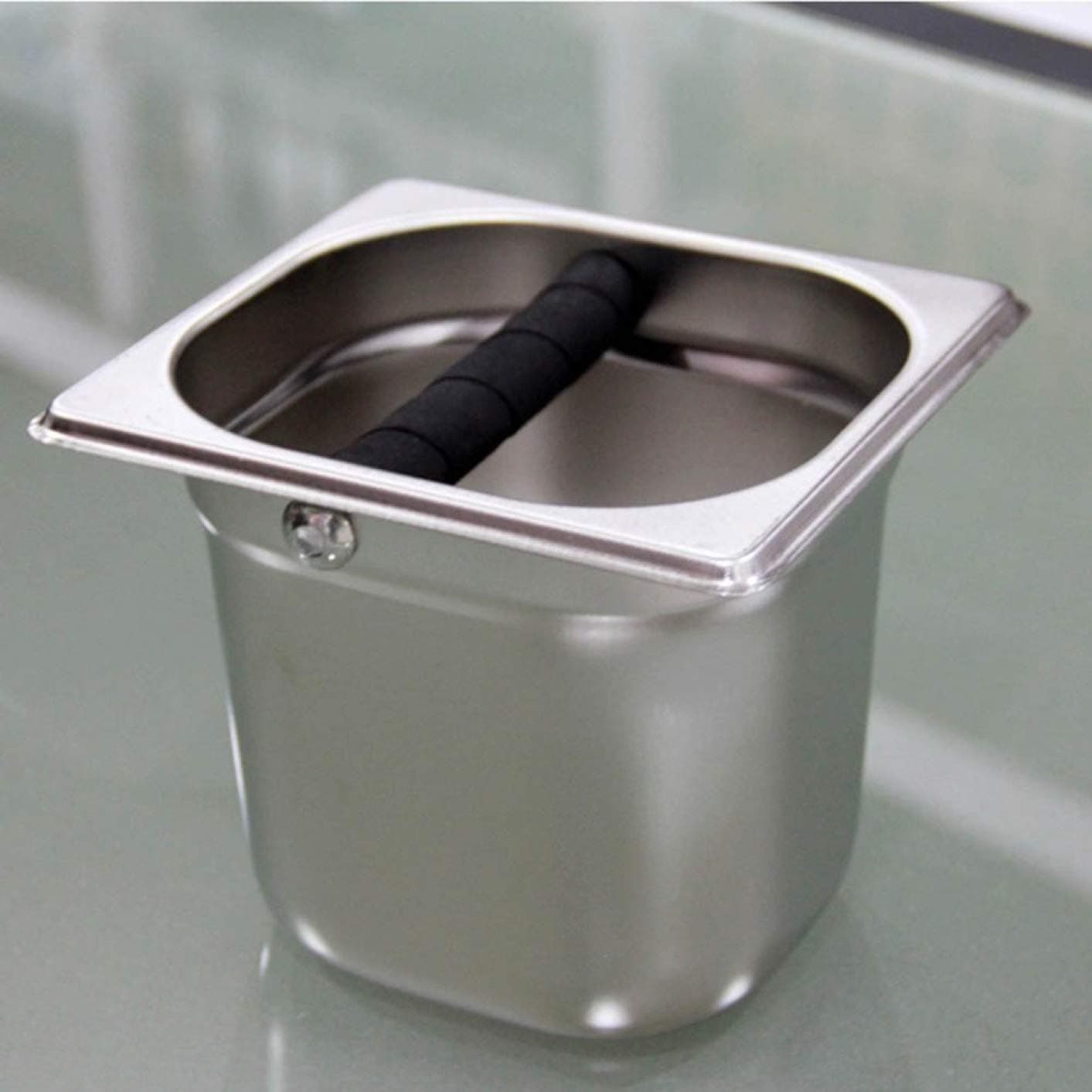 Moiraurs environmental UK Coffee Knock Box Espresso Grinds Waste Container Tamper Bin Large Capacity(None L SV-L)