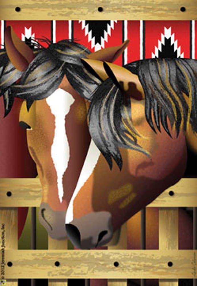 Stable Mates Horse Garden Flag
