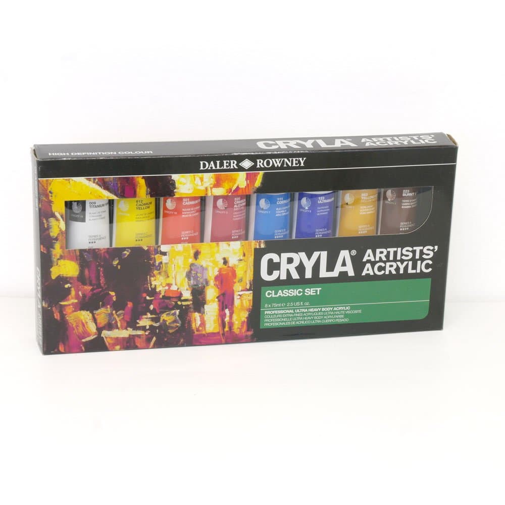 Daler Rowney Cryla Artists' Acrylic Classic Set