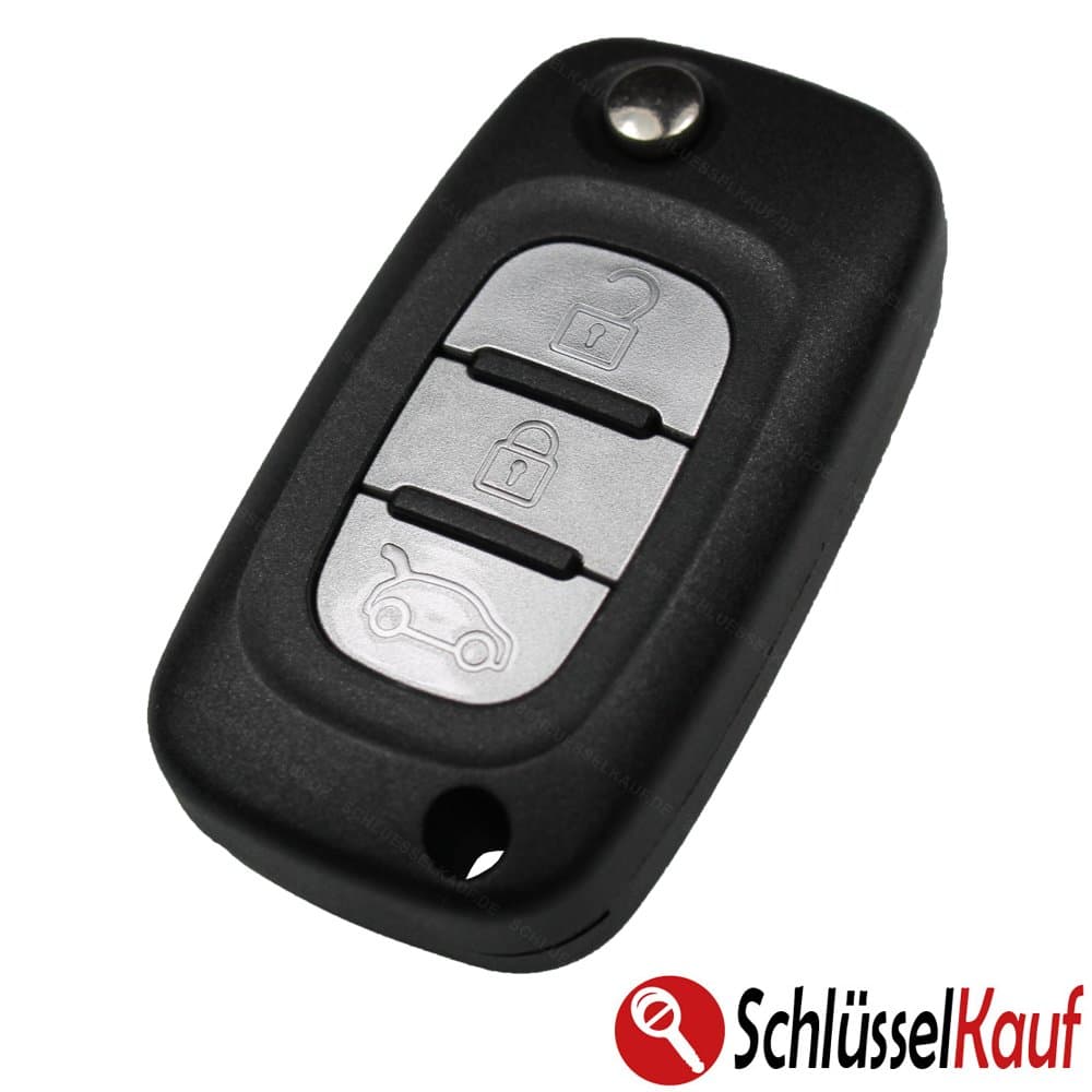 RENAULT Flip Key Case 3 Buttons Car Key Blank Clio Modus Twingo New
