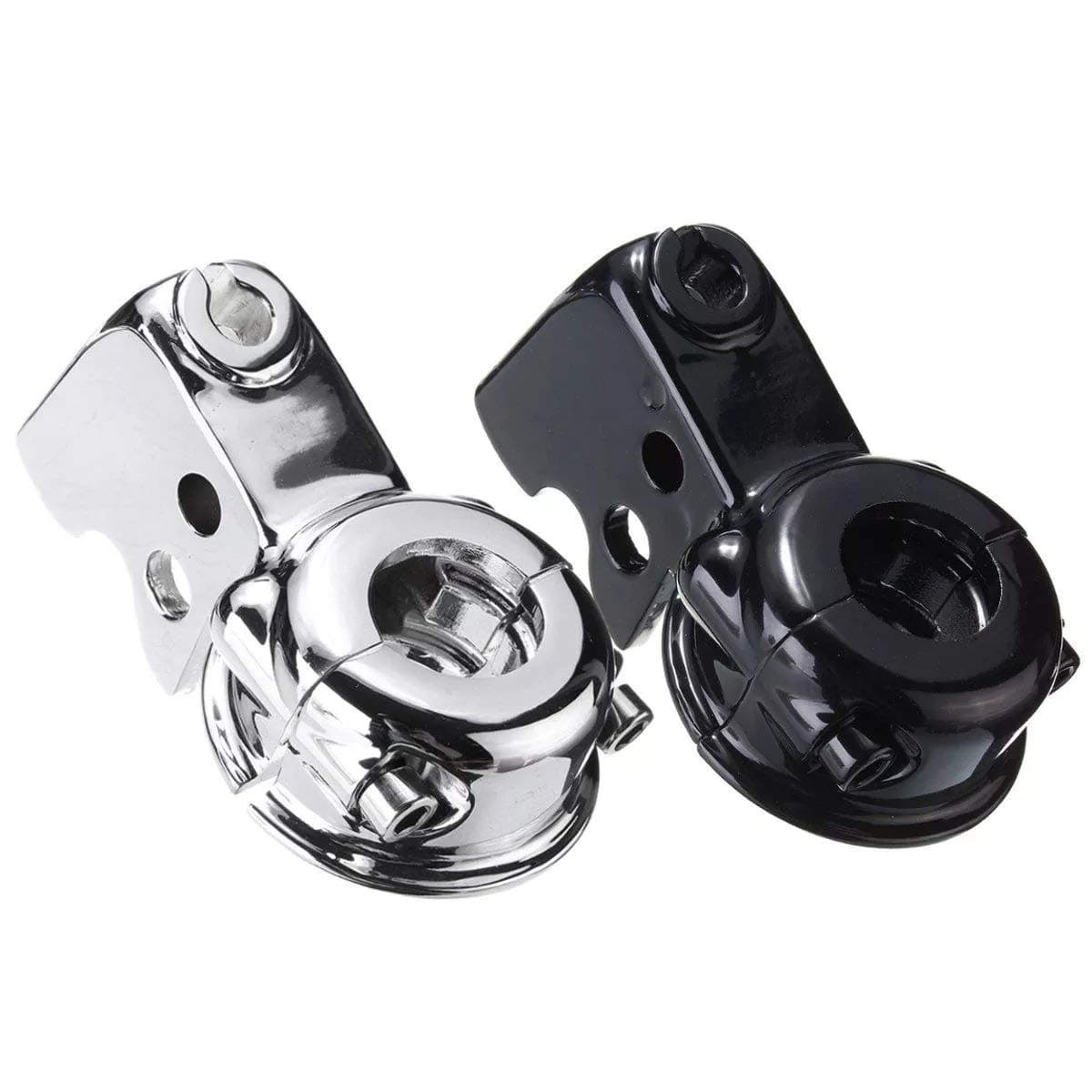 Rear Brake Set Clutch Lever Mount Bracket Perch For Harley Touring Glide Softail Dyna Sportster 883 (Color : Black)