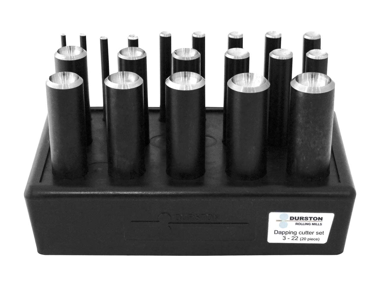 Durston 20 Pc. Professional Jeweller's Dapping Rounded Disc Cutter Set