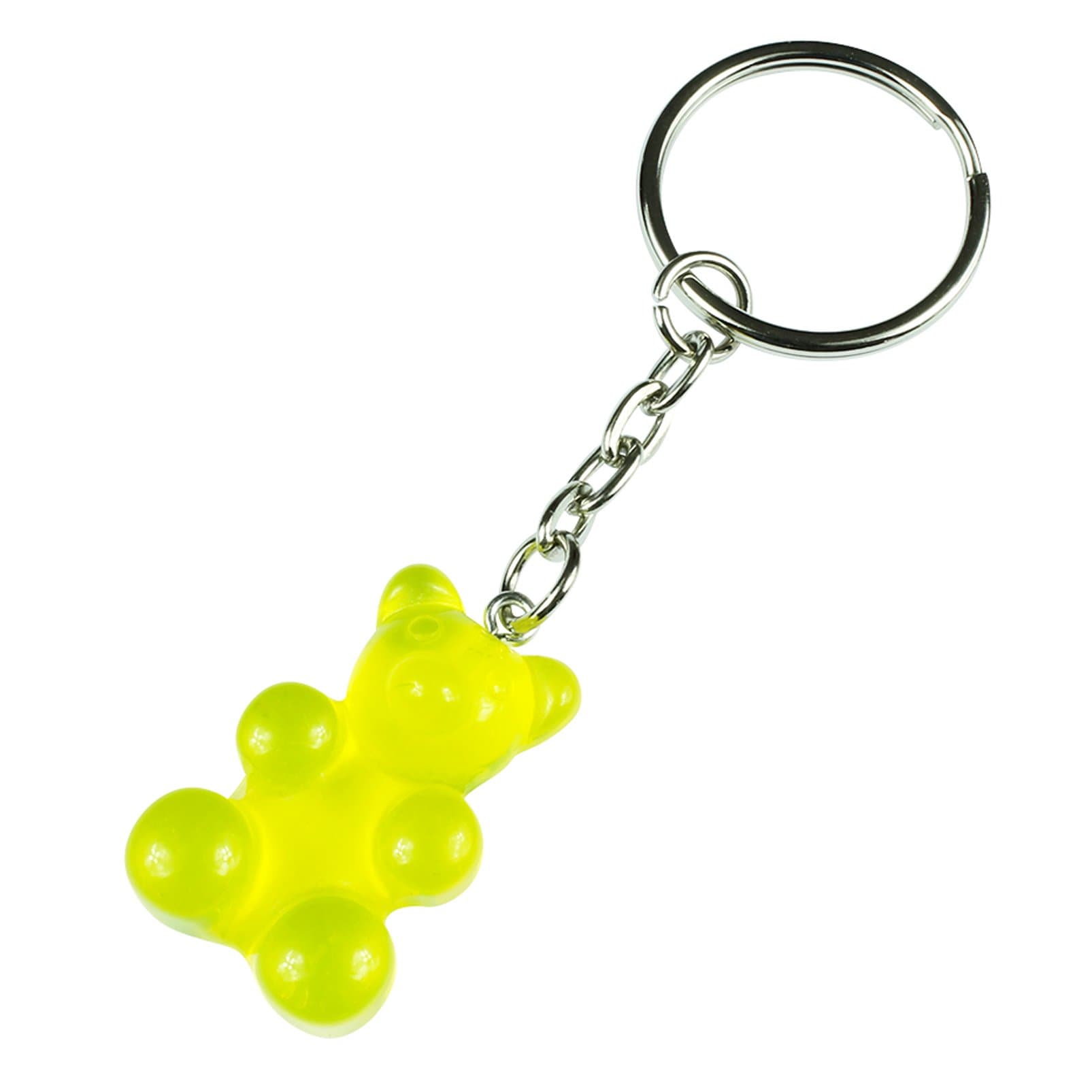 The Funky Barcode PENNY SWEETS GUMMY BEAR TROPICAL KEYRING CHARM Complete With Gift Box