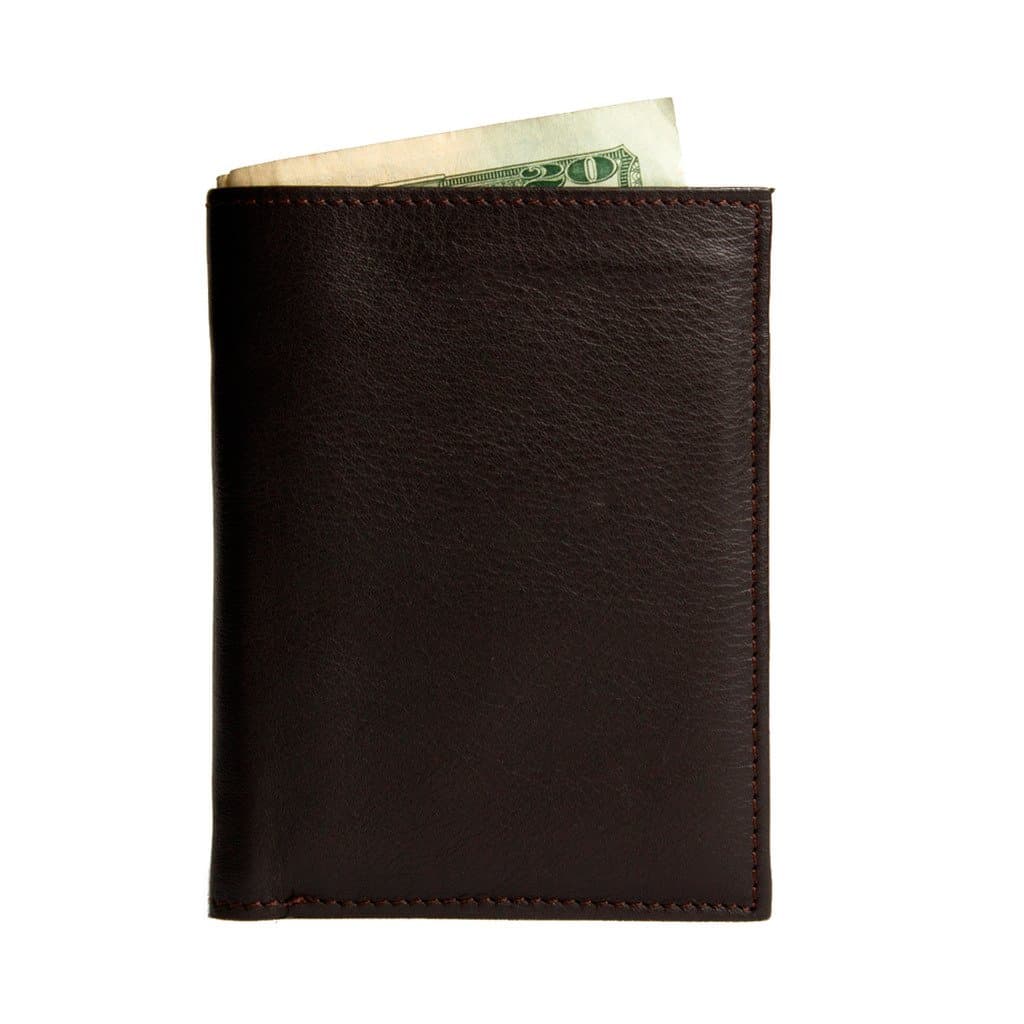 Kiko Leather Mens Slimfold Passcase Wallet