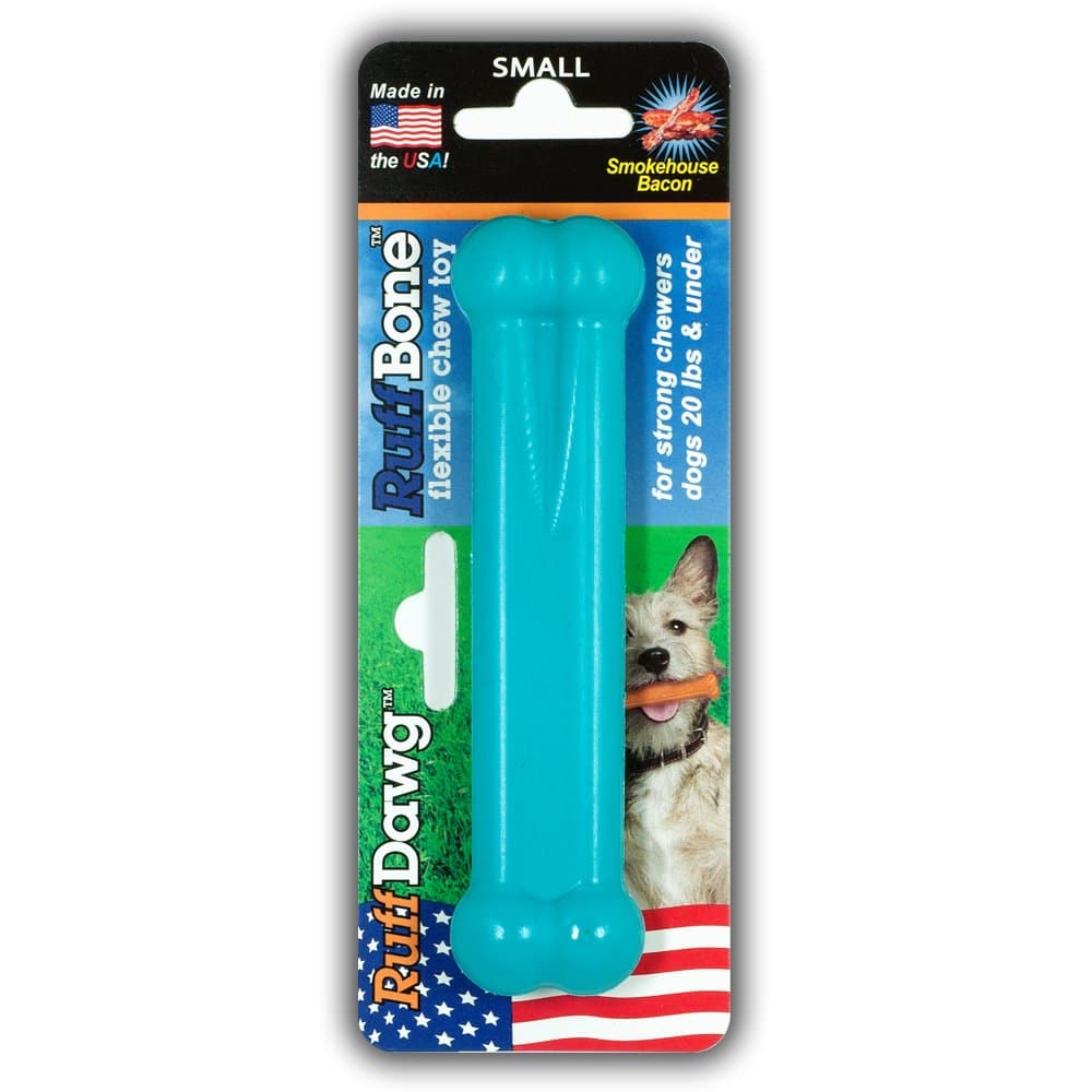 Ruff Bone Smokehouse Bacon Flavored Chew Toy, Small